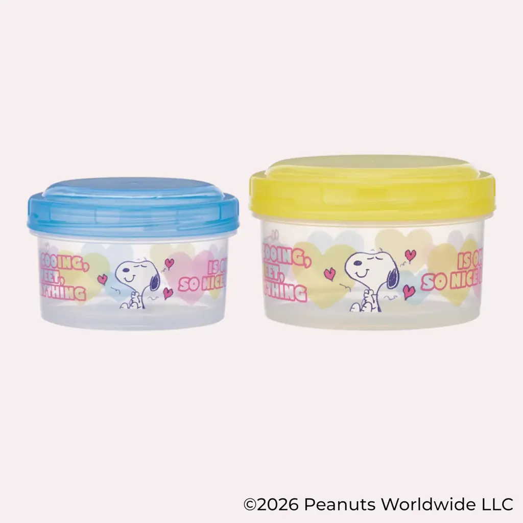 【PEANUTS】透明感とハートが彩る新デザイン「クリアハート」ランチグッズがスケーターから登場！ 画像 14