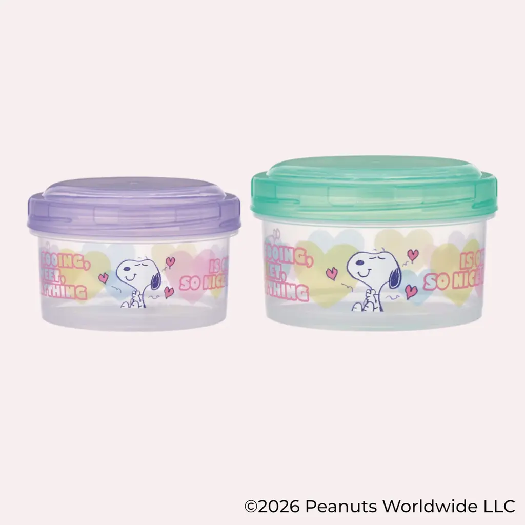 【PEANUTS】透明感とハートが彩る新デザイン「クリアハート」ランチグッズがスケーターから登場！ 画像 15