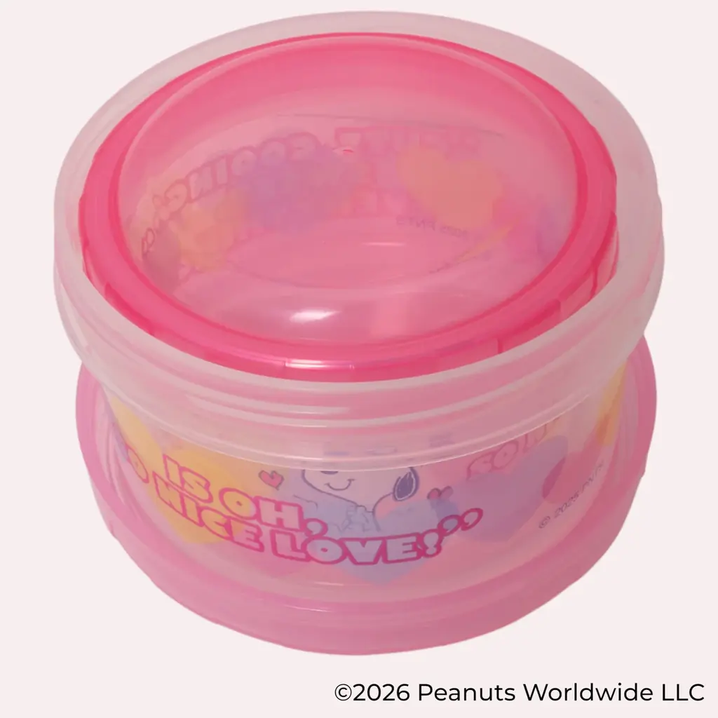 【PEANUTS】透明感とハートが彩る新デザイン「クリアハート」ランチグッズがスケーターから登場！ 画像 16