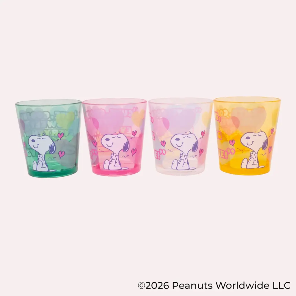 【PEANUTS】透明感とハートが彩る新デザイン「クリアハート」ランチグッズがスケーターから登場！ 画像 3