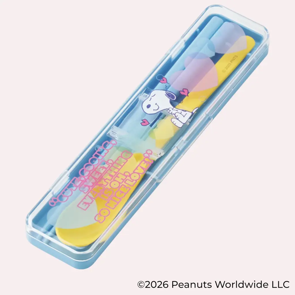 【PEANUTS】透明感とハートが彩る新デザイン「クリアハート」ランチグッズがスケーターから登場！ 画像 6