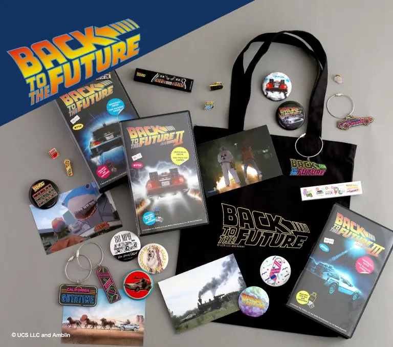 バック・トゥ・ザ・フューチャー40周年グッズ第2弾、受注は3/23締切