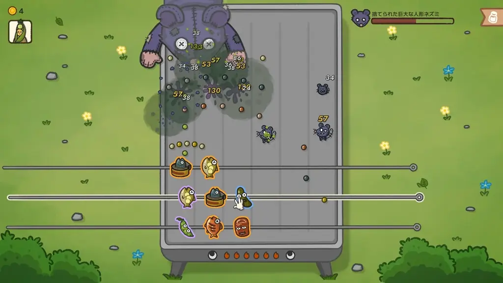 可愛らしく、思わずハマるローグライクタワーディフェンス『ひっぱるなよ、串焼きマスター！』がSteamスプリングセールで10％OFF！ 画像 3