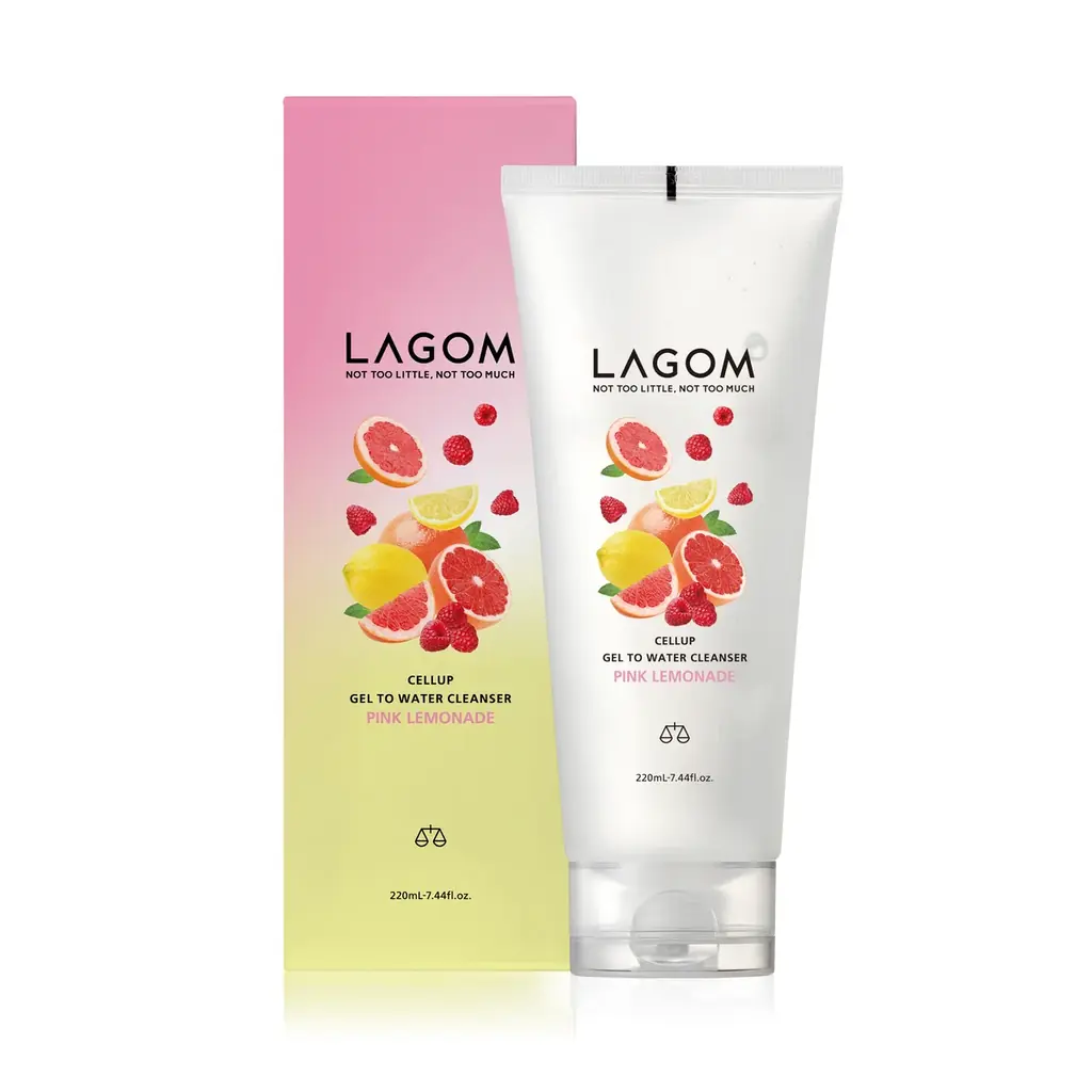 【LAGOM】フルーツたっぷりのみずみずしいジェルで、スピード洗顔。ラゴムの洗顔アイテムに、「ピンクレモネード」の香りがPLAZA限定で登場。 画像 2