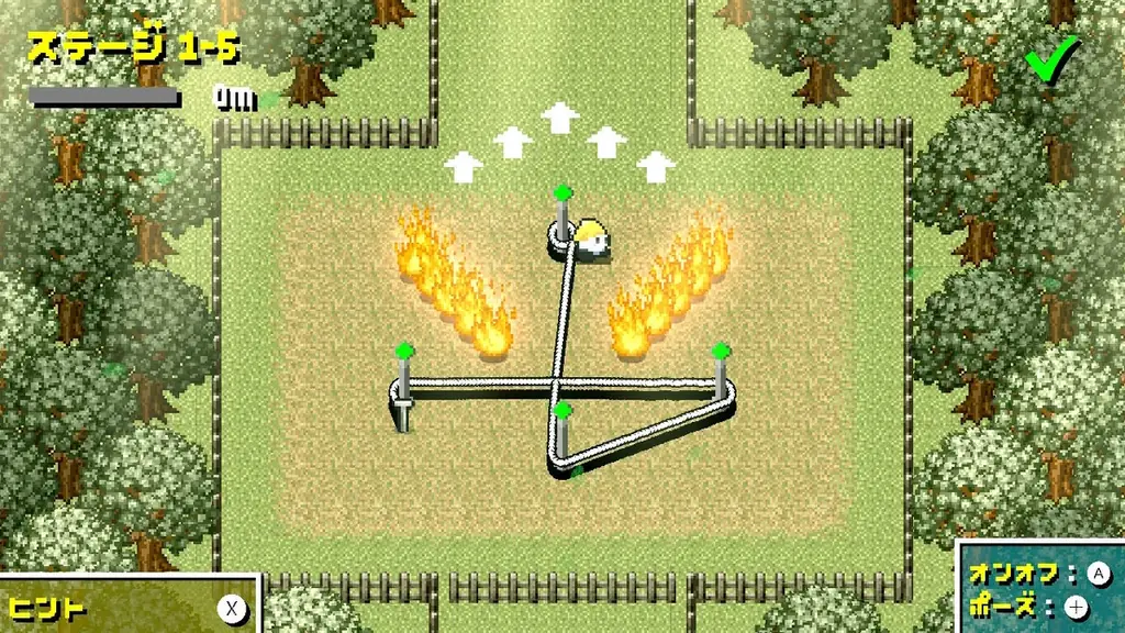 使うのはロープだけ！『ロープくんアドベンチャー』が、Nintendo Switch／Steamで3月12日(木)配信決定！縛って、引っぱって、道を拓く――”ひらめき”が快感に変わるアクションパズル。 画像 13