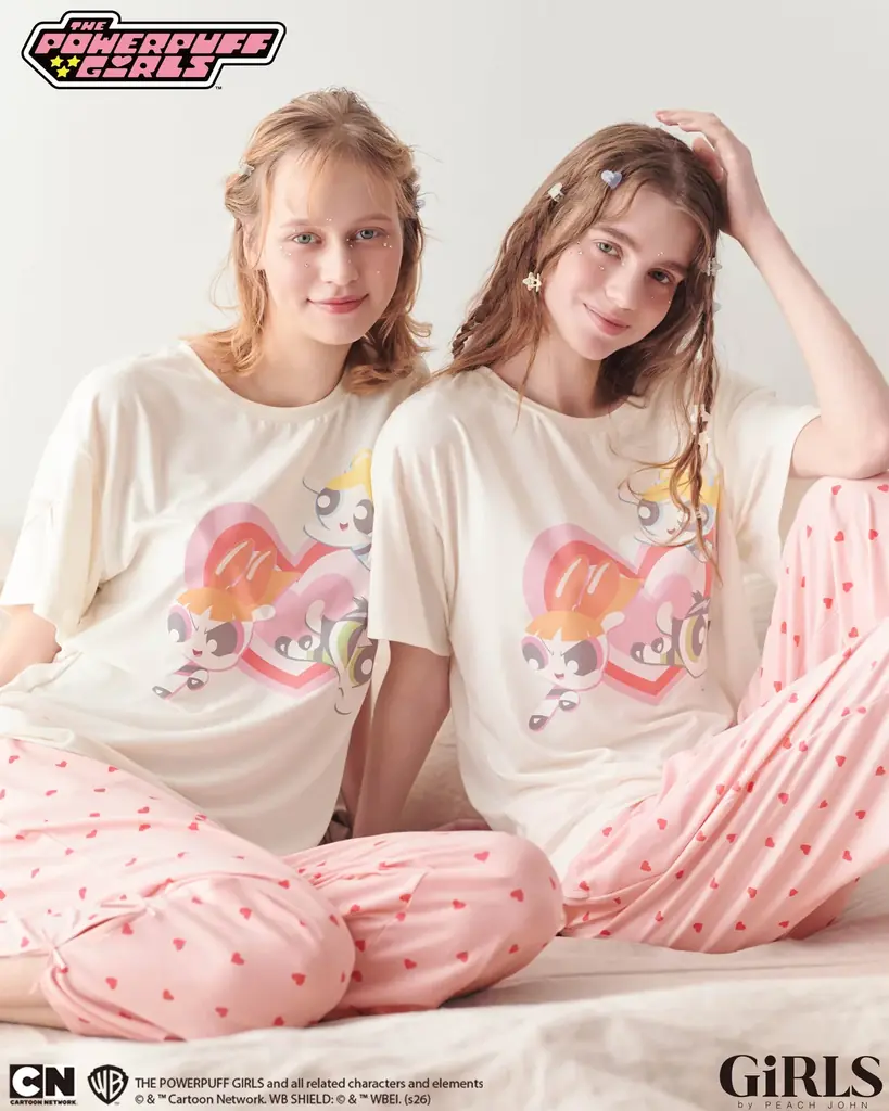 GiRLS by PEACH JOHNが『THE POWERPUFF GIRLS(パワーパフ ガールズ)』のコレクションを3月18日(水)に発売！ランジェリーやルームウェアがラインナップ。 画像 8