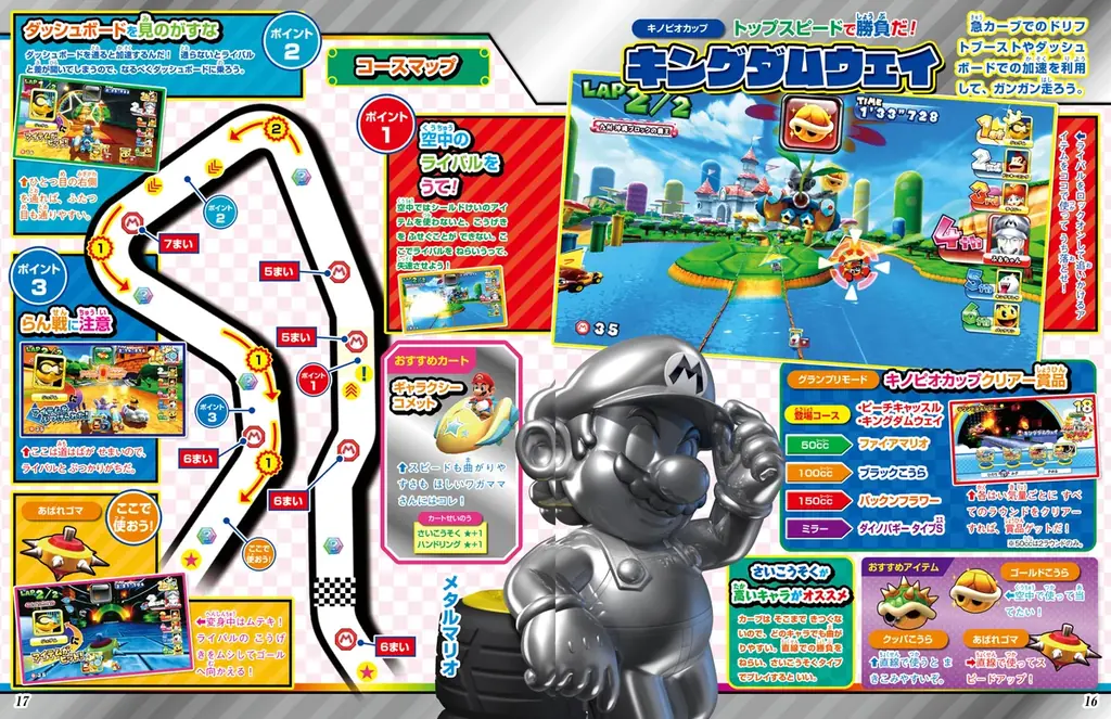 ゲームセンターで遊べる『マリオカート』をもっと楽しむ！　攻略＆お役立ち情報が満載！　『別冊てれびげーむマガジン スペシャル マリオカート アーケードグランプリ デラックス 超攻略号』本日3月11日発売 画像 3