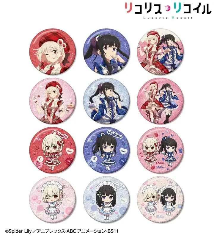 TVアニメ「リコリス・リコイル」の描き下ろし&ちびキャラ スイーツ衣装/メルヘンメイドver. 各種商品などの受注を開始！！アニメ・漫画のオリジナルグッズを販売する「AMNIBUS」にて 画像 4