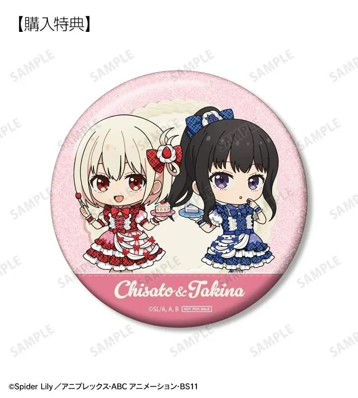 TVアニメ「リコリス・リコイル」の描き下ろし&ちびキャラ スイーツ衣装/メルヘンメイドver. 各種商品などの受注を開始！！アニメ・漫画のオリジナルグッズを販売する「AMNIBUS」にて 画像 5