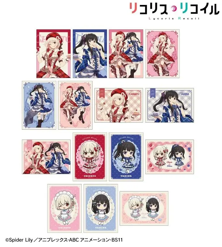 TVアニメ「リコリス・リコイル」の描き下ろし&ちびキャラ スイーツ衣装/メルヘンメイドver. 各種商品などの受注を開始！！アニメ・漫画のオリジナルグッズを販売する「AMNIBUS」にて 画像 7