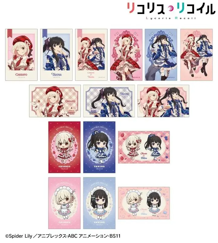 TVアニメ「リコリス・リコイル」の描き下ろし&ちびキャラ スイーツ衣装/メルヘンメイドver. 各種商品などの受注を開始！！アニメ・漫画のオリジナルグッズを販売する「AMNIBUS」にて 画像 8