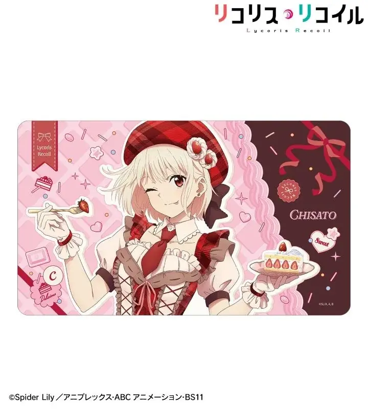 TVアニメ「リコリス・リコイル」の描き下ろし&ちびキャラ スイーツ衣装/メルヘンメイドver. 各種商品などの受注を開始！！アニメ・漫画のオリジナルグッズを販売する「AMNIBUS」にて 画像 9