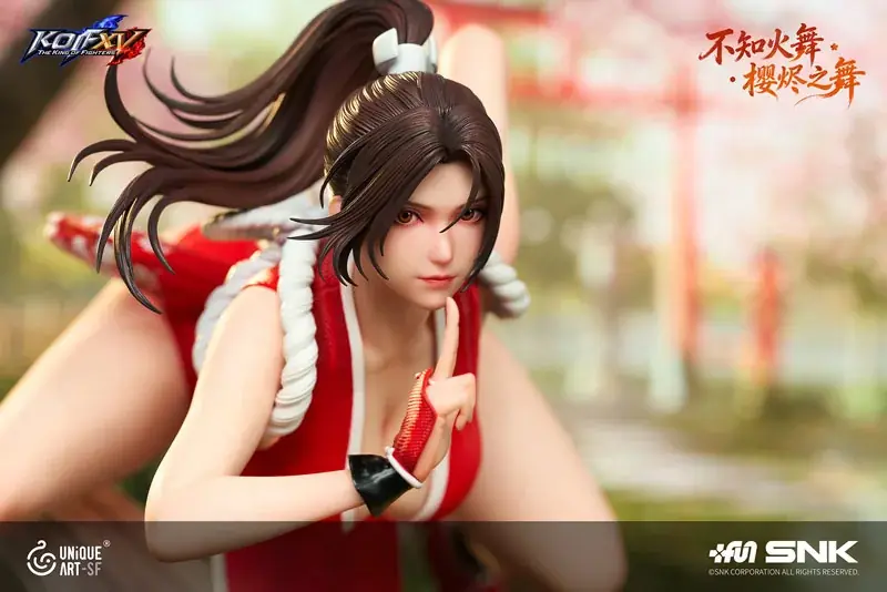 『THE KING OF FIGHTERS XV』より、「不知火舞 桜燼ノ舞Ver.」フィギュアが豪華版と通常版で登場。あみあみにて予約受付中。 画像 4