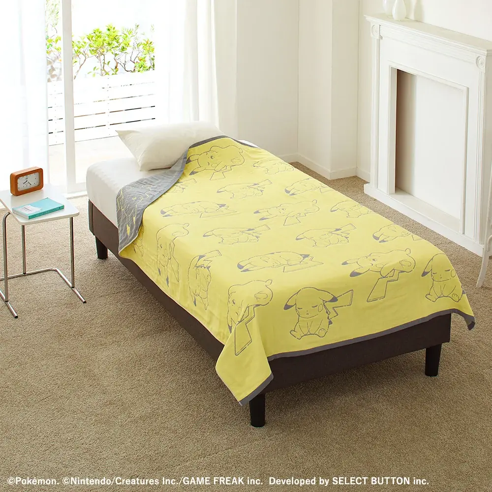 『Pokémon Sleep』×『昭和西川』の初の春夏アイテムが登場！タオルケットや「シアンの砂浜」デザインのリバーシブルキルトケットなど5商品が発売決定！ 画像 3