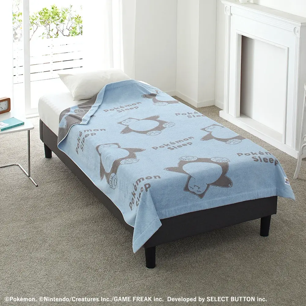 『Pokémon Sleep』×『昭和西川』の初の春夏アイテムが登場！タオルケットや「シアンの砂浜」デザインのリバーシブルキルトケットなど5商品が発売決定！ 画像 5