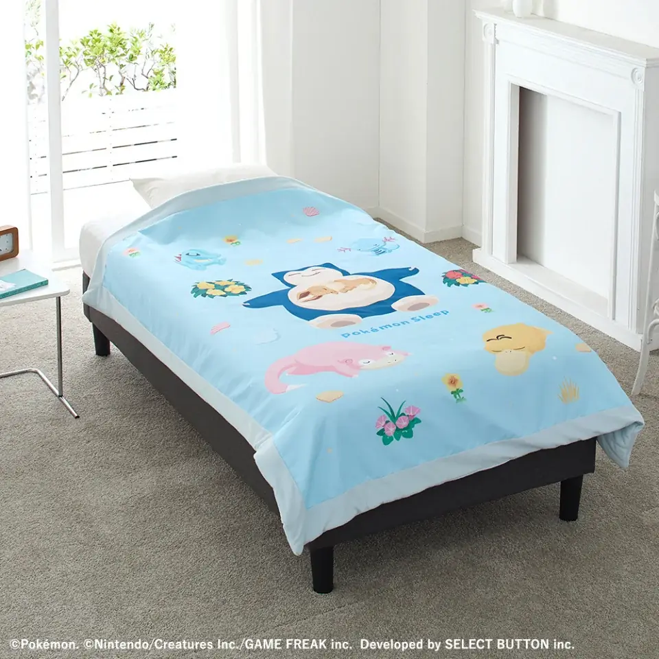 『Pokémon Sleep』×『昭和西川』の初の春夏アイテムが登場！タオルケットや「シアンの砂浜」デザインのリバーシブルキルトケットなど5商品が発売決定！ 画像 7