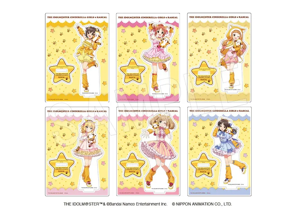 『アイドルマスター シンデレラガールズ』と『ラスカル』のコラボグッズが「AnimeJapan 2026」で登場！中外鉱業ブースにて販売決定！ 画像 3