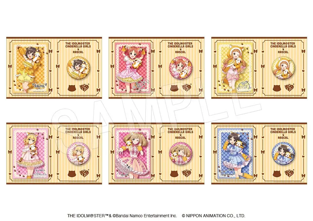 『アイドルマスター シンデレラガールズ』と『ラスカル』のコラボグッズが「AnimeJapan 2026」で登場！中外鉱業ブースにて販売決定！ 画像 4