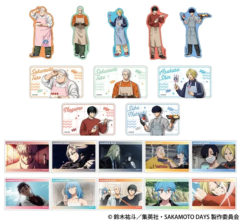 TVアニメ『SAKAMOTO DAYS』より、描き下ろしイラストを使用した新商品が2026年3月14日発売！　アニメイトでは、特典「ポストカード」がもらえるフェアを同日より開催!! 画像 5