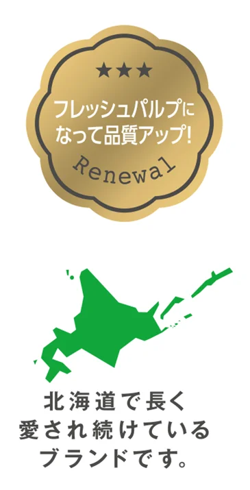 ユーザー満足度90％(※1)のロングセラー　北海道で愛される「ネピア アネモネHG トイレットロール」が次の50年へ向けフレッシュパルプ100%へリニューアル 画像 2