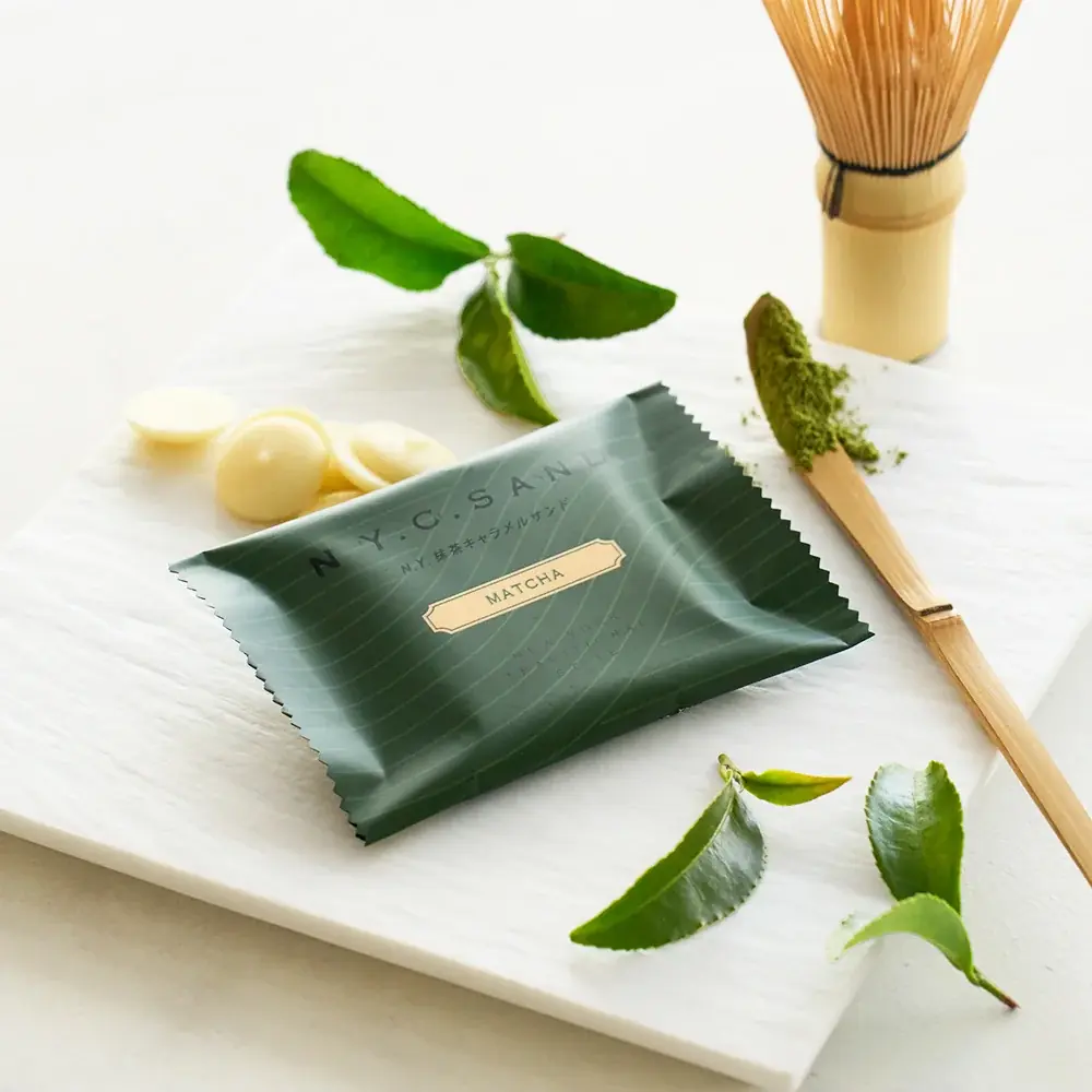 【N.Y.C.SAND】抹茶を味わいつくす　大人の和スイーツ「N.Y.抹茶キャラメルサンド」3月15日発売！！ 画像 3