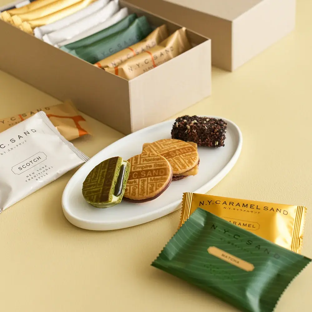 【N.Y.C.SAND】抹茶を味わいつくす　大人の和スイーツ「N.Y.抹茶キャラメルサンド」3月15日発売！！ 画像 6