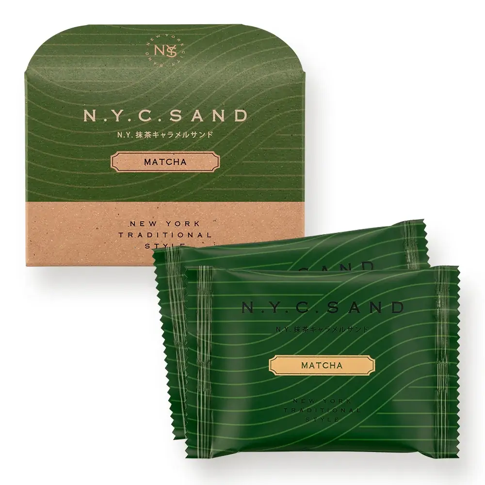 【N.Y.C.SAND】抹茶を味わいつくす　大人の和スイーツ「N.Y.抹茶キャラメルサンド」3月15日発売！！ 画像 7