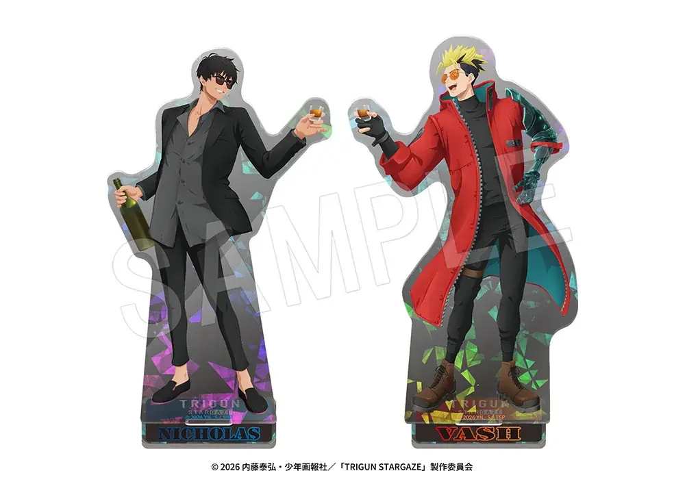 『TRIGUN STARGAZE』× Chugai Grace Cafe コラボカフェが渋谷・大阪で開催！描き下ろしビジュアルを使用した新作グッズや、作中に登場した「オムライス」等再現メニューも登場！ 画像 11