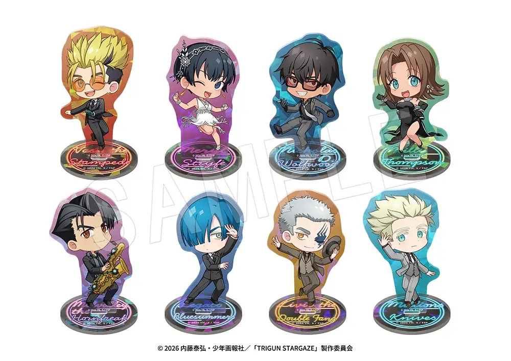 『TRIGUN STARGAZE』× Chugai Grace Cafe コラボカフェが渋谷・大阪で開催！描き下ろしビジュアルを使用した新作グッズや、作中に登場した「オムライス」等再現メニューも登場！ 画像 12