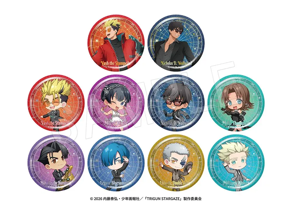 『TRIGUN STARGAZE』× Chugai Grace Cafe コラボカフェが渋谷・大阪で開催！描き下ろしビジュアルを使用した新作グッズや、作中に登場した「オムライス」等再現メニューも登場！ 画像 13