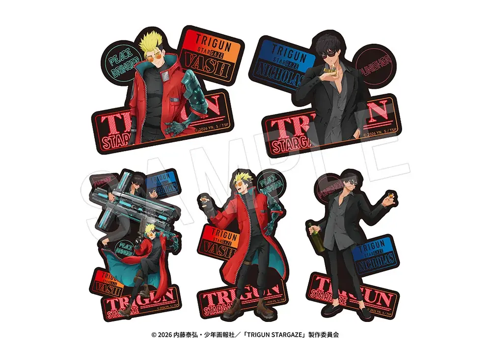 『TRIGUN STARGAZE』× Chugai Grace Cafe コラボカフェが渋谷・大阪で開催！描き下ろしビジュアルを使用した新作グッズや、作中に登場した「オムライス」等再現メニューも登場！ 画像 17