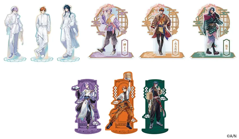 「にじさんじ」所属VTuberユニット・3SKMの2周年を記念したフェアが、3月14日からアニメイトで開催！　撮りおろしビジュアルを使用したグッズの販売や、オンリーショップ、グラッテコラボも実施!! 画像 3