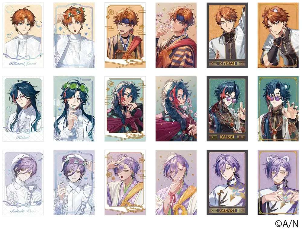 「にじさんじ」所属VTuberユニット・3SKMの2周年を記念したフェアが、3月14日からアニメイトで開催！　撮りおろしビジュアルを使用したグッズの販売や、オンリーショップ、グラッテコラボも実施!! 画像 4