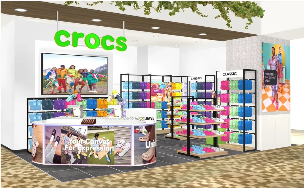 クロックスが新宿マルイ本館1Fに3/13新店舗オープン、先着でノベルティ