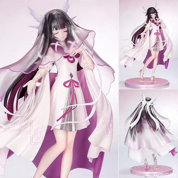 ゲーム『原神』より、「コロンビーナ」が純白のワンピースに身を包み、優雅な姿でフィギュアとして登場。 画像 2