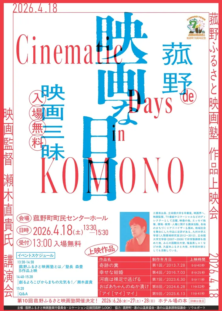菰野で映画な日日
