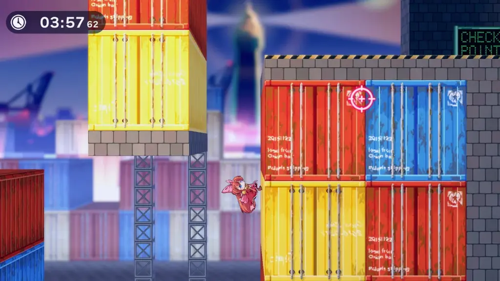 マウスひとつで縦横無尽！ハイスピード・2Dフックアクション『スーパーフックガール ウルトラチャレンジ!!』パブリッシング決定！ 画像 2