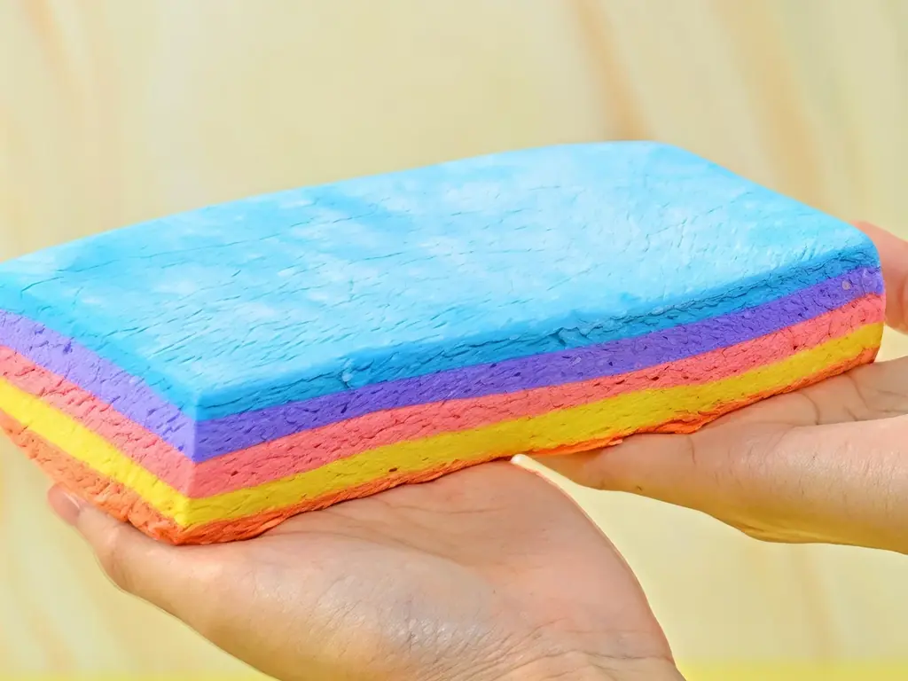 3/20発売｜顔が隠れる特大マシュマロ「レインボーピロー」