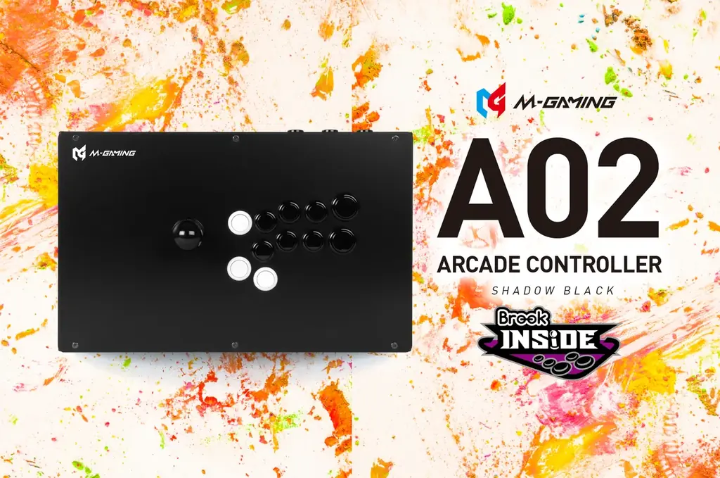 プロゲーマーのネモ選手が完全監修したアーケードコントローラーの第2弾「M-GAMING A02」を2026年3月13日（金）より予約受付開始 画像 1