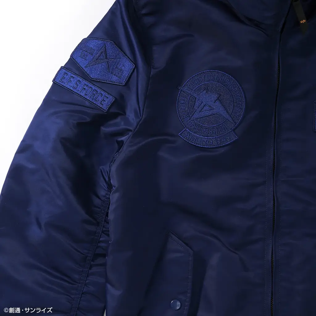 『機動戦士ガンダム 逆襲のシャア』×ALPHA INDUSTRIESアムロ・レイ モデルの新作フライトジャケットが登場！アクリルスタンドプレゼントキャンペーンも実施 画像 5