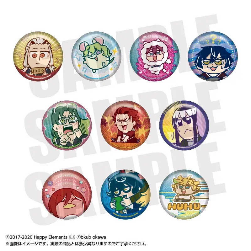 『あんさんぶくぶスターズ！！』より、「グリッター缶バッジコレクション vol.1～5」がamieから登場。 画像 10