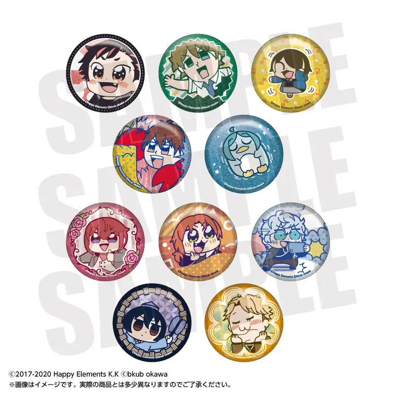 『あんさんぶくぶスターズ！！』より、「グリッター缶バッジコレクション vol.1～5」がamieから登場。 画像 12