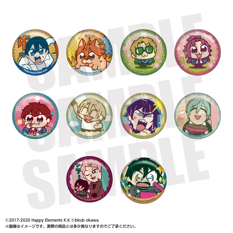 『あんさんぶくぶスターズ！！』より、「グリッター缶バッジコレクション vol.1～5」がamieから登場。 画像 4