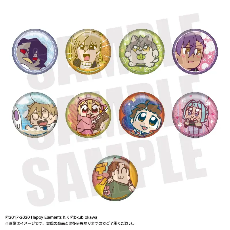 『あんさんぶくぶスターズ！！』より、「グリッター缶バッジコレクション vol.1～5」がamieから登場。 画像 8