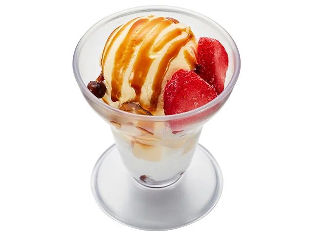 江戸創業・和菓子の老舗銘店「日本橋榮太樓」監修伝統の味をかっぱ寿司で楽しむ「フルーツみつ豆」と「クリームあんみつパフェ」が期間限定で登場！ 画像 3