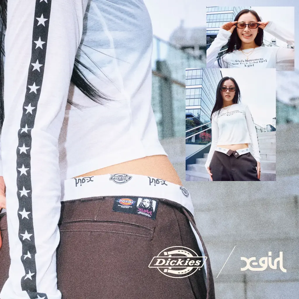 3月20日発売｜X-girl×Dickies ソフトワークが再登場