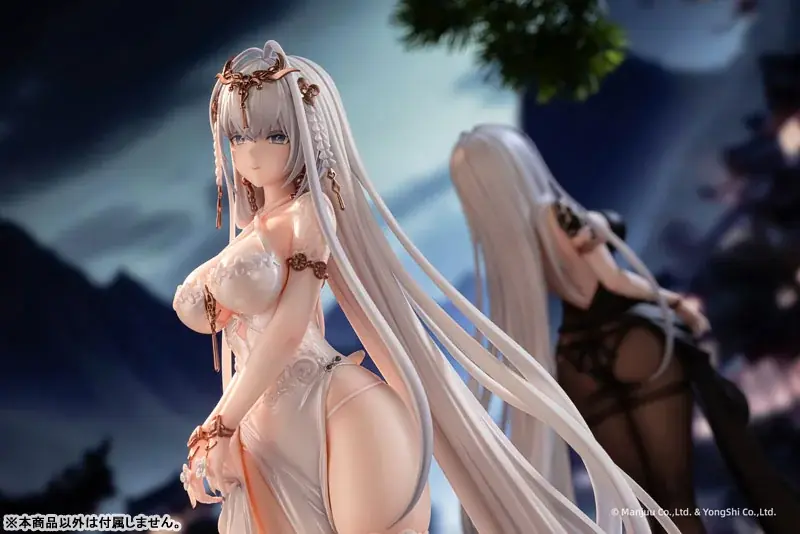 『アズールレーン』より、「エムデン 水月のリチェルカーレVer.」フィギュアの(白) (黒)がセットで登場。 画像 20
