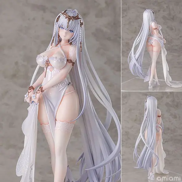 『アズールレーン』より、「エムデン 水月のリチェルカーレVer.」フィギュアの(白) (黒)がセットで登場。 画像 21