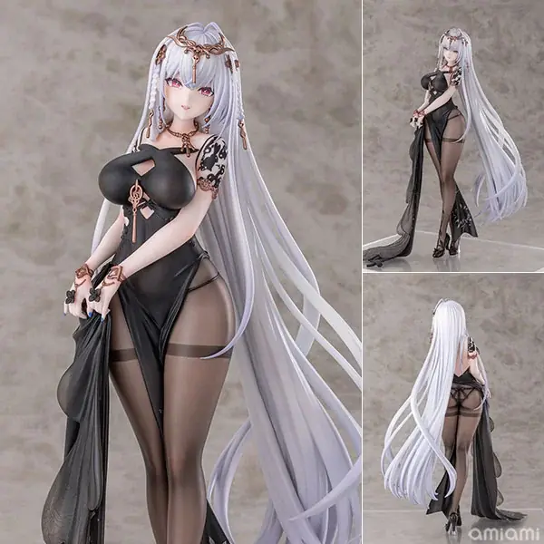 『アズールレーン』より、「エムデン 水月のリチェルカーレVer.」フィギュアの(白) (黒)がセットで登場。 画像 22