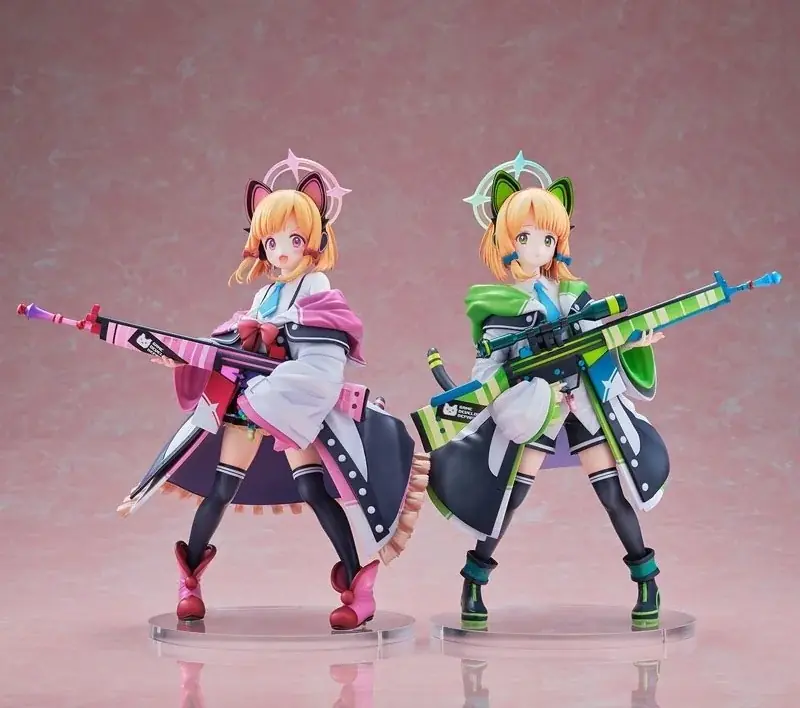 『ブルーアーカイブ』より、ゲーム開発部の「モモイ」「ミドリ」がフィギュアで登場。あみあみにて予約受付中。 画像 2
